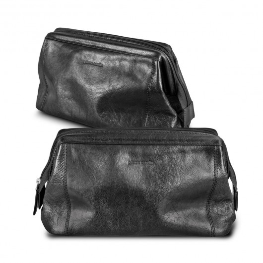 Promotional Pierre Cardin Leather Toiletry Bags